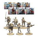 Zombicide 2nd Edition Board Game Set Figures and Character Cards