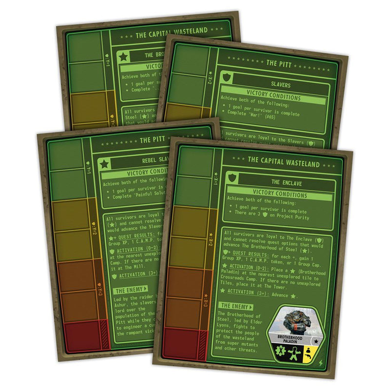 Fallout Atomic Bonds Cooperative Upgrade Pack Sample Card