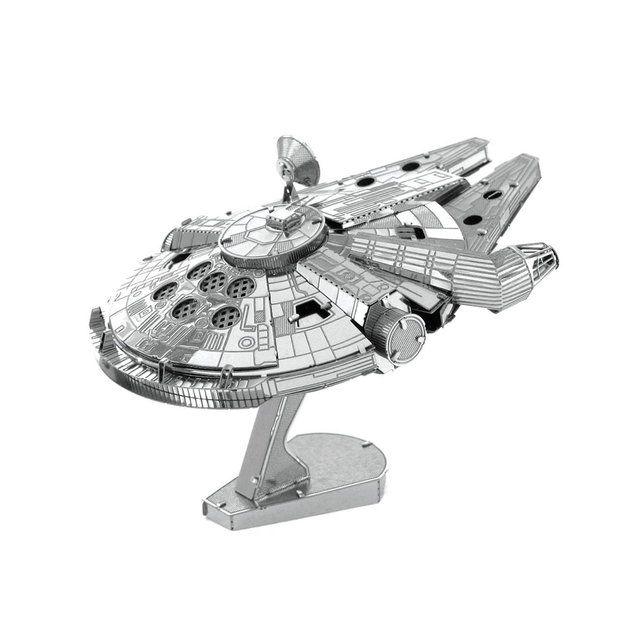 Star Wars Millennium Falcon Metal Earth Model Kit Side View