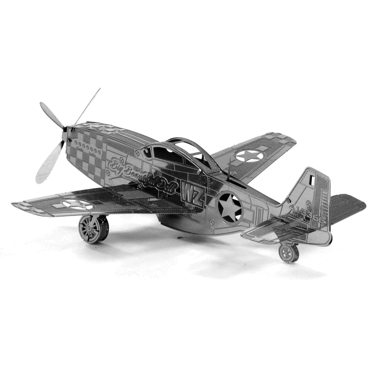 Fascinations | P-51 Mustang Metal Earth Kit | Bellford Toys And Hobbies