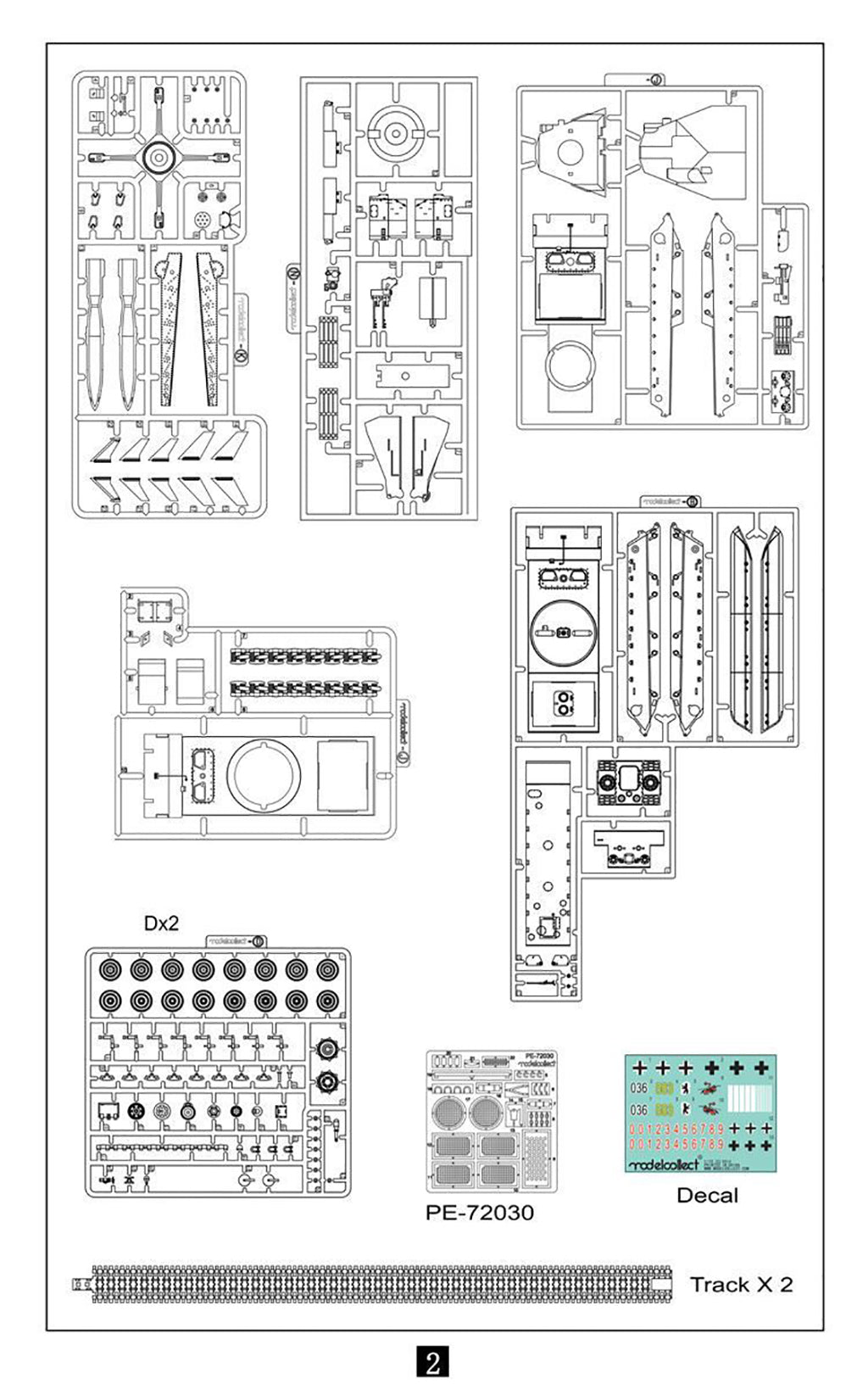 Model R1 Kit Modelcollect | Rheintochter R1 Missle With E-100 Weapons Carrier 1/72 ...