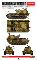 38 cm  Sturm “Assault” Mortar E-75 Germany  1:72 Scale Kit By Modelcollect Instructions Page 7 Paint Scheme