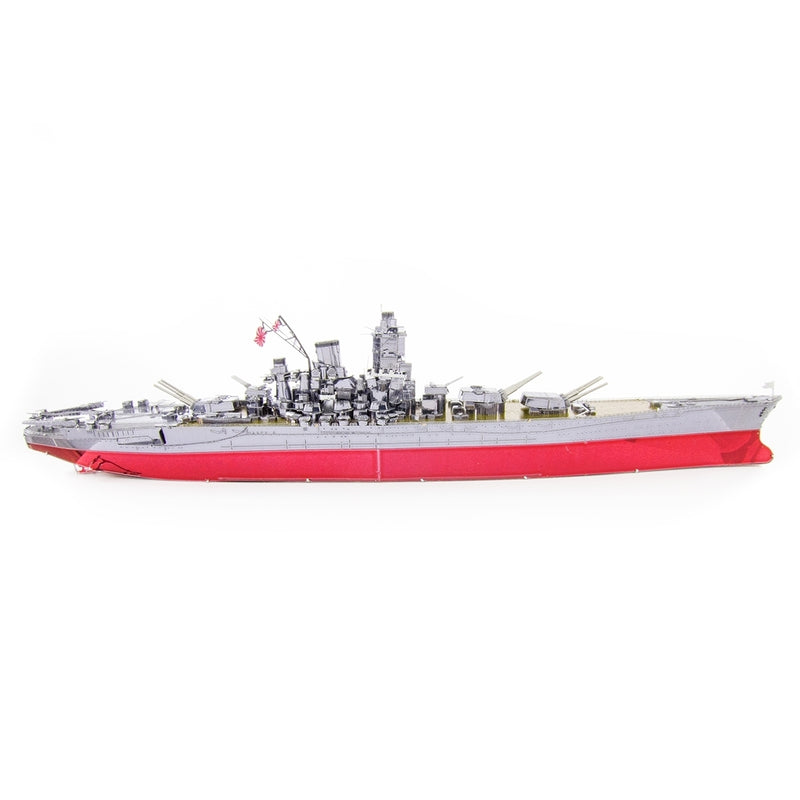 IJN Yamato Battleship Metal Earth Iconx Model Kit Starboard Side View