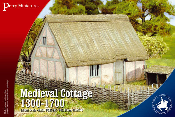 Medieval Cottage 1300 -1700 AD 28 mm Scale Scenery By Perry Miniatures