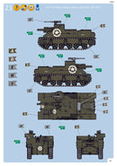 M7 HMC Priest 1/76 Scale Model Kit Instructions Page 11