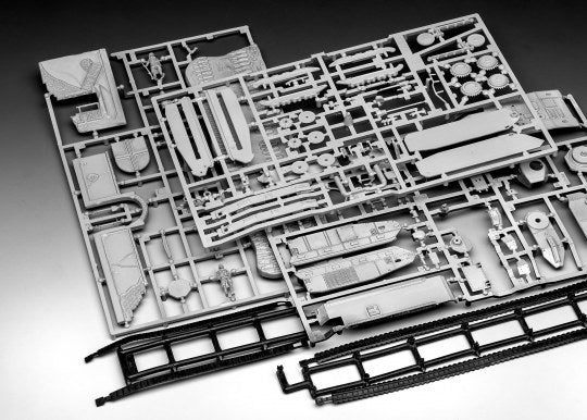 Char.B.1 bis & Renault FT.17 Tank Diorama, 1/76 Scale Model Kit Frames