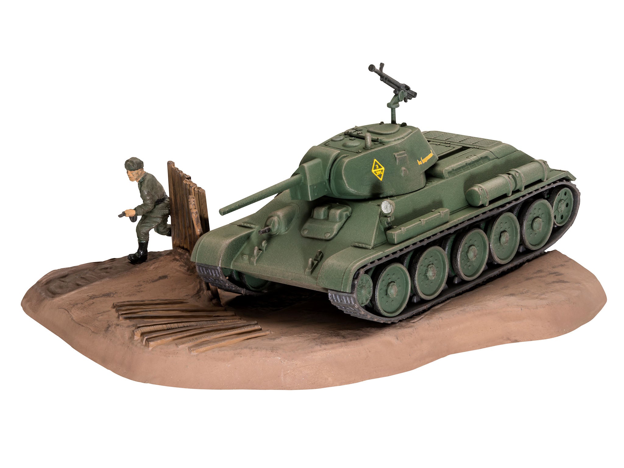 T-34/76 Medium Tank 1940 1/76 Scale Model Kit By Revell Germany