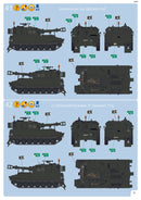 M109 G German Self Propelled Howitzer 1/72 Scale Model Kit Instructions Page 15