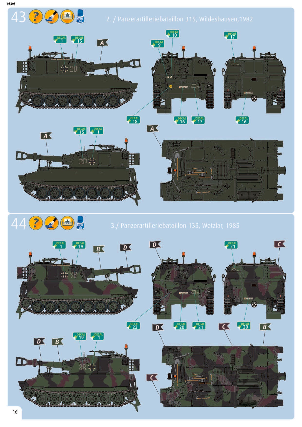 M109 A2 Revell modelbouwpakket M109 A2 Revell modelbouwpakket