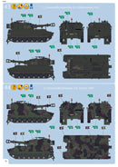 M109 G German Self Propelled Howitzer 1/72 Scale Model Kit Instructions Page 16