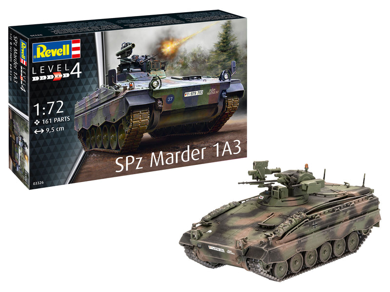 SPz Marder 1A3 Infantry Fighting Vehicle 1/72 Scale Model Kit
