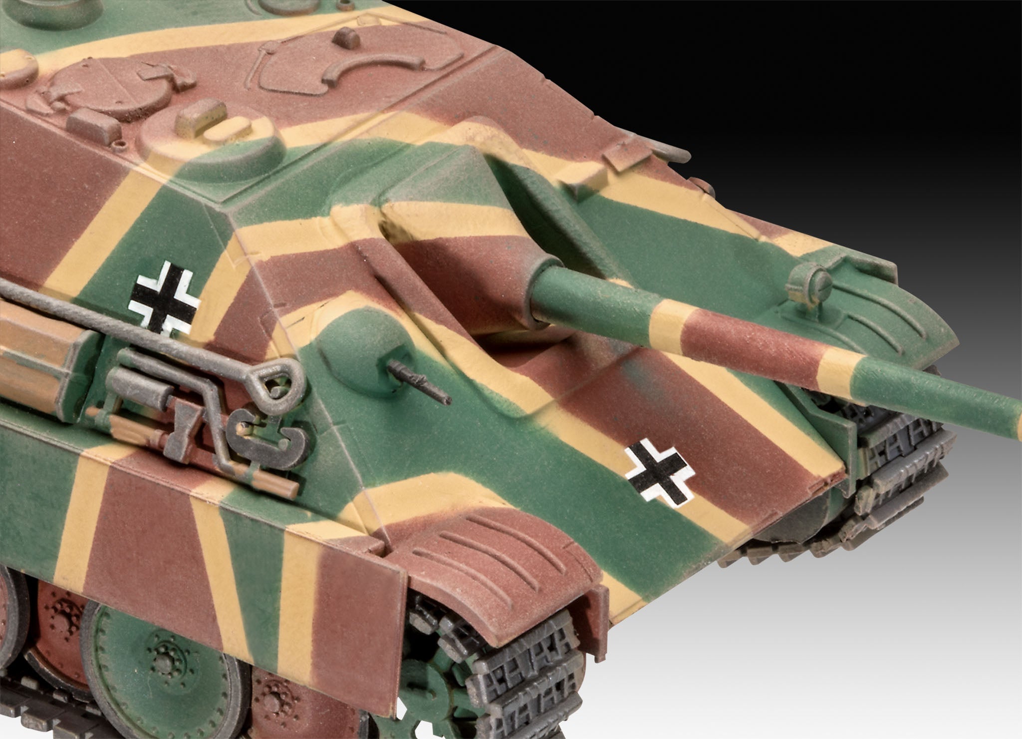 SdKfz 173 Jagdpanther 1/72 Scale Model Kit Cannon Detail
