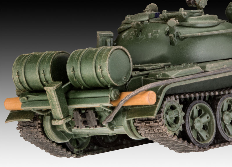 T-55A/AM with KMT-6/EMT-5 1/72 Scale Model Kit Rear Detail