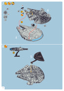 Star Wars Millennium Falcon 1/241 Scale Model Kit By Revell Germany Instructions Page 8