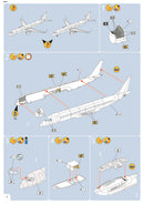 Embraer E190 Lufthansa 1/144  Scale Model Kit Instructions Page 6