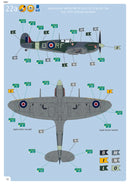Supermarine Spitfire Mk.V B 1/72 Scale Model Kit Instructions Page 12