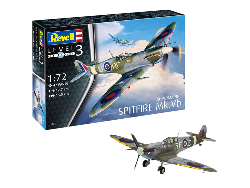 Supermarine Spitfire Mk.V B 1/72 Scale Model Kit