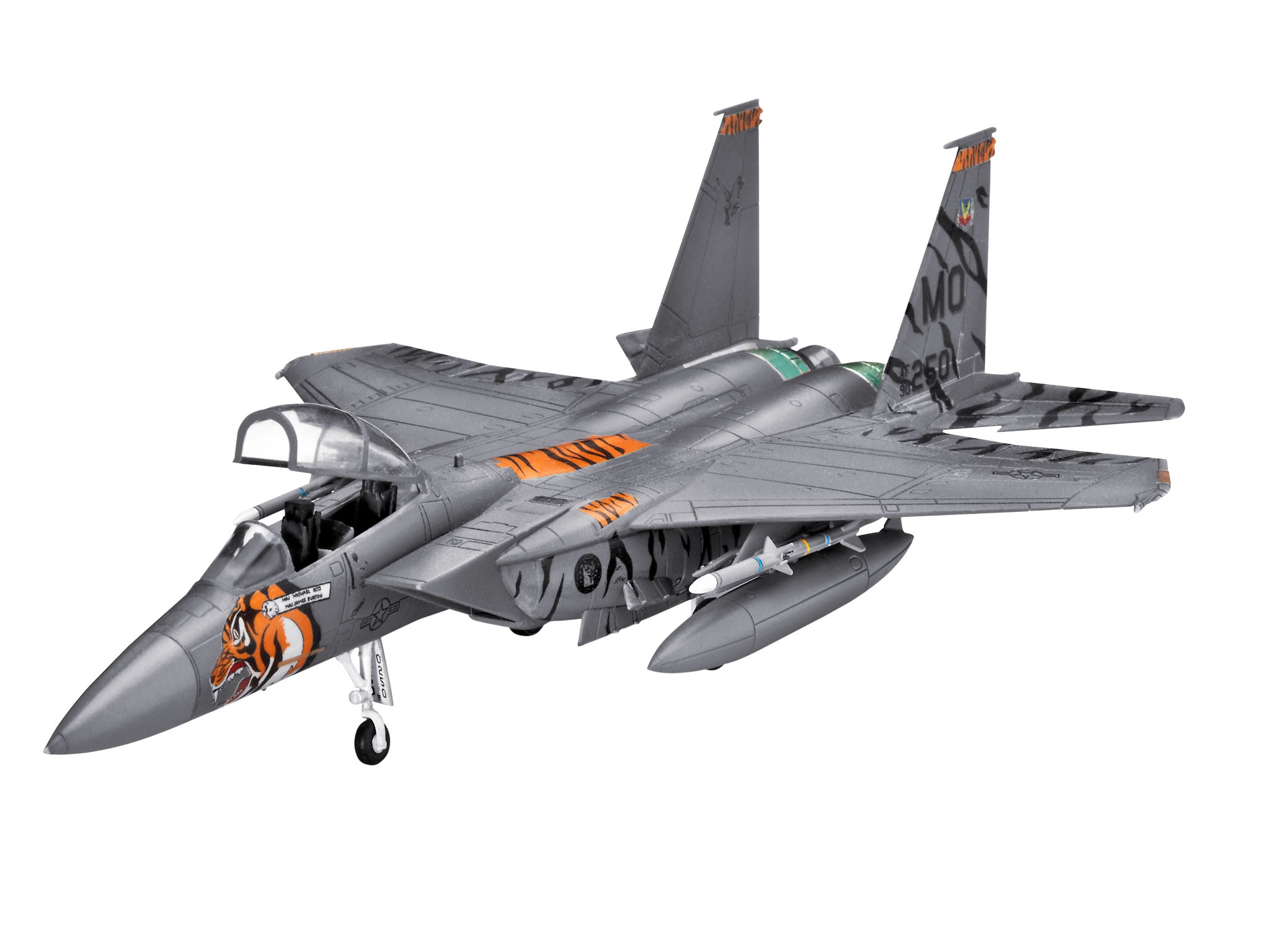 Boeing F-15E Strike Eagle 1/144 Scale Model Kit Set Example