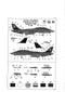 Grumman F-14A Tomcat 1/144 Scale Model Kit Set Instructions Page 9