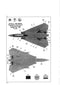 Grumman F-14A Tomcat 1/144 Scale Model Kit Set Instructions Page 10