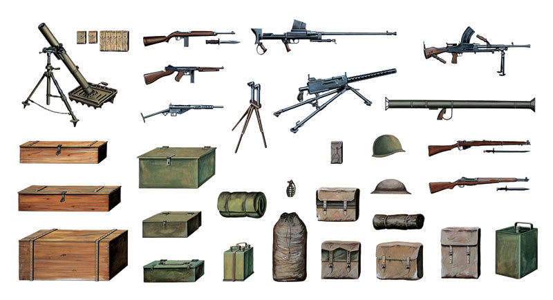 WW2 Accessories Set 1/35 Scale Box Art