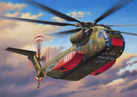 Sikorsky CH-53G Helicopter German Army 1/144  Scale Model Kit