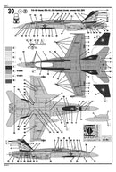 Boeing F-18C Hornet 1:72 Scale Model Kit By Revell Germany Instructions Page 8