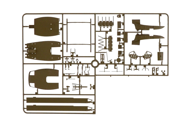 Bell UH-1D Iroquois 1/48 Scale Model Kit Frame 2