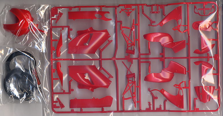 Ducati Desmosedici Motorcyle 1:12 Scale Model Kit By Tamiya Sample Sprue