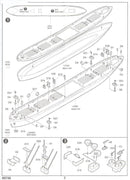 SS John W Brown WWII Liberty Ship, 1:700 Scale Model Kit Sample Instructions