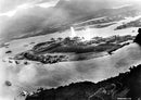 Pearl Harbor Battleship Row Japanese Plane View