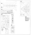 Boeing 787-8 Demonstrator 1st Aircraft 1/200 Scale Model Kit By Hasegawa Sprue Layout