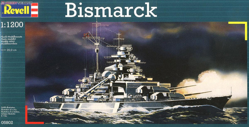 Battleship Bismarck 1/1200 Scale Model Kit