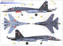 Sukhoi Su-35 Flanker E, 1:48 Scale Model Kit By Kitty Hawk Red 05 Paint & Marking Guide