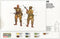US Paratroopers 101st Airborne Division WWII 1/72 Scale Plastic Figures Back Of Box