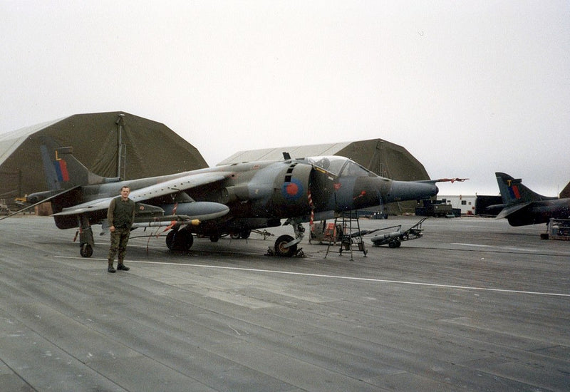 Hawker Harrier GR.3 Falklands War , Stanley Airport 1984