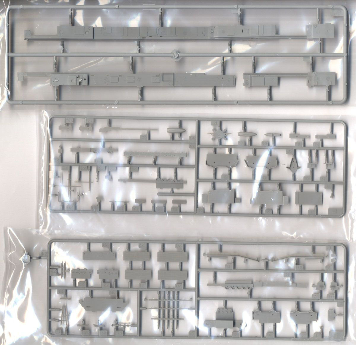 USS Yorktown Aircraft Carrier CV-5,1:700 Scale Model Kit Sample Sprue