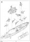 USS Texas Battleship BB-35, 1:700 Scale Model Kit Instructions Page 12