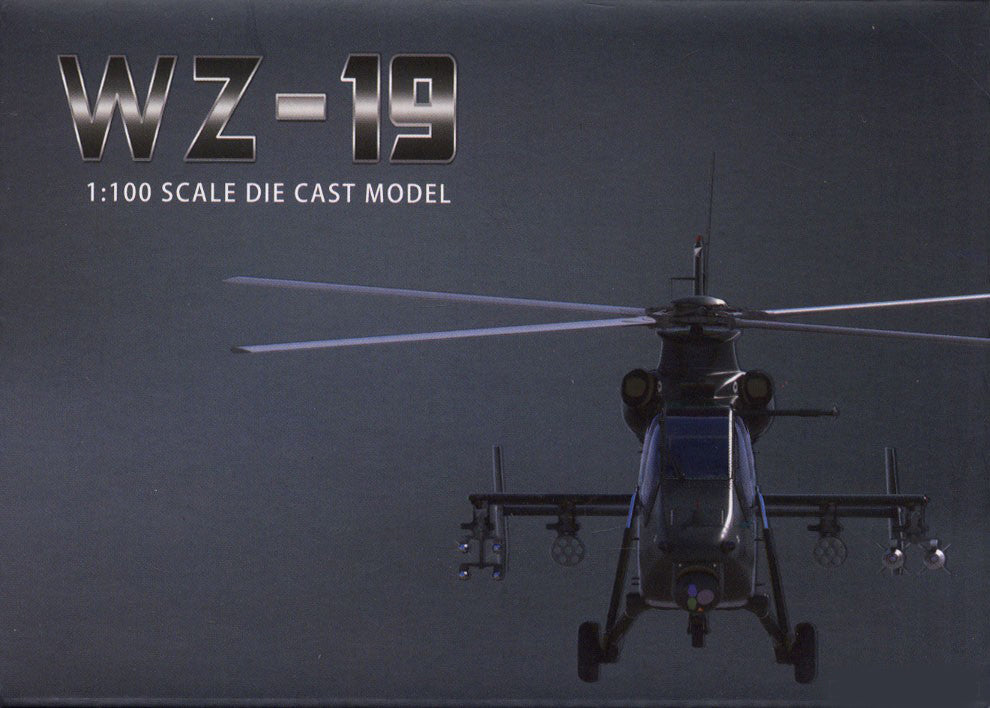 Harbin Z-19 Helicopter 1/100 Scale Diecast Model Box