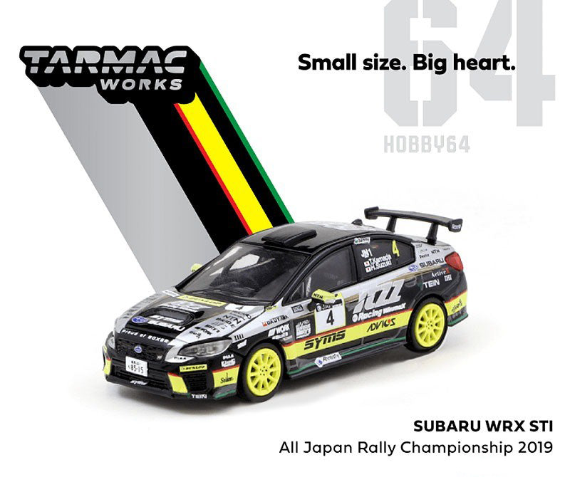 Subaru WRX STI All Japan Rally Champion 2019, 1:64 Scale Diecast Car By Tarmac Works