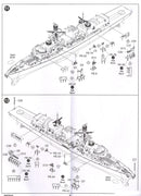 HMS Westminster F237 Type 23 Frigate, 1:700 Scale Model Kit Instructions Page 7