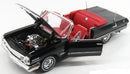 Chevrolet Impala 1963 Convertible (Black) 1:24 Scale Diecast Car Close Up