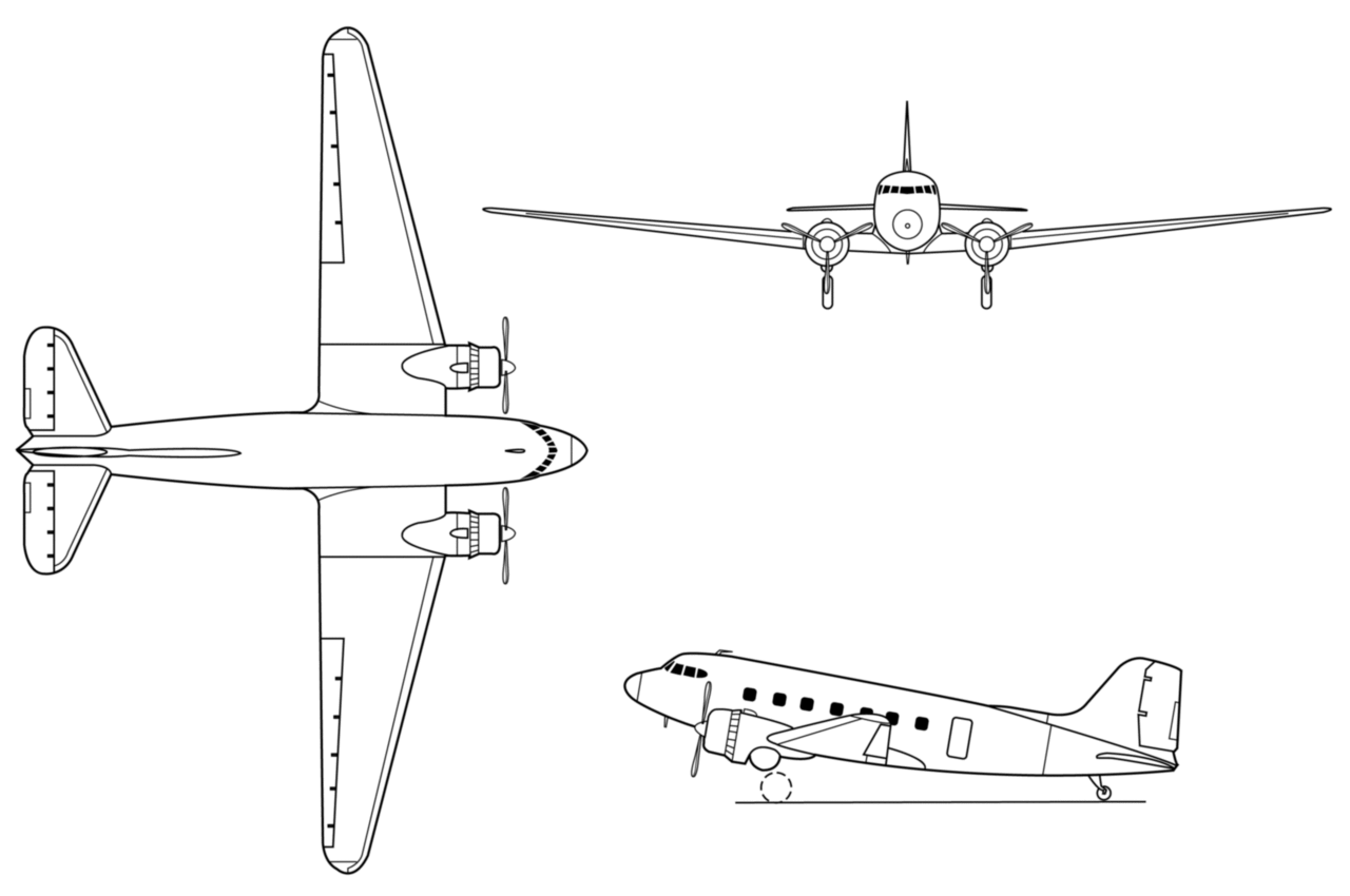 Douglas C-47 Schematic