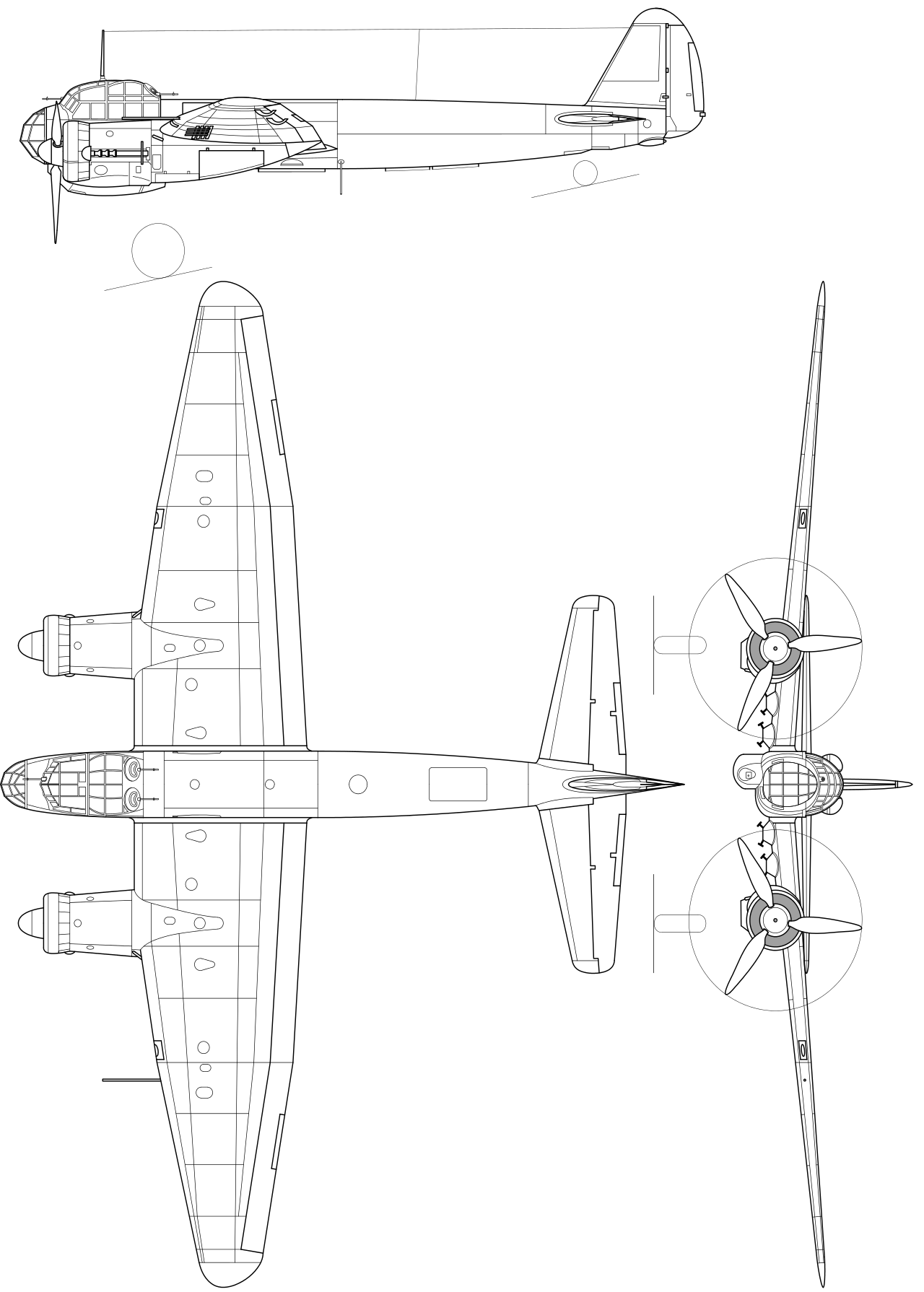 Junkers Ju 88 A-4 Schematic