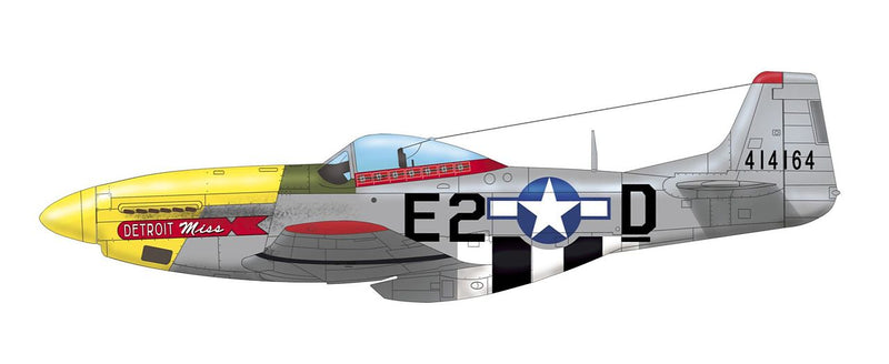 North American P-51D Mustang “Detroit Miss” 1:72 Scale Diecast Model Illustration
