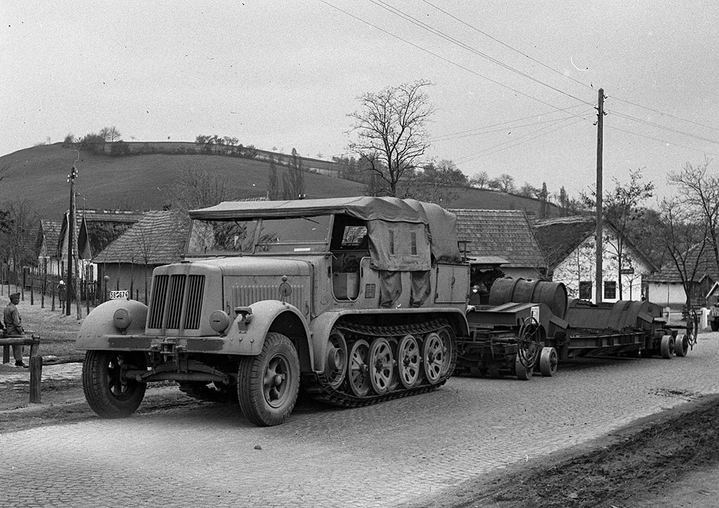 Royal Hungarian Army Sd KFz 7 8-Ton Half Track Photo 1944