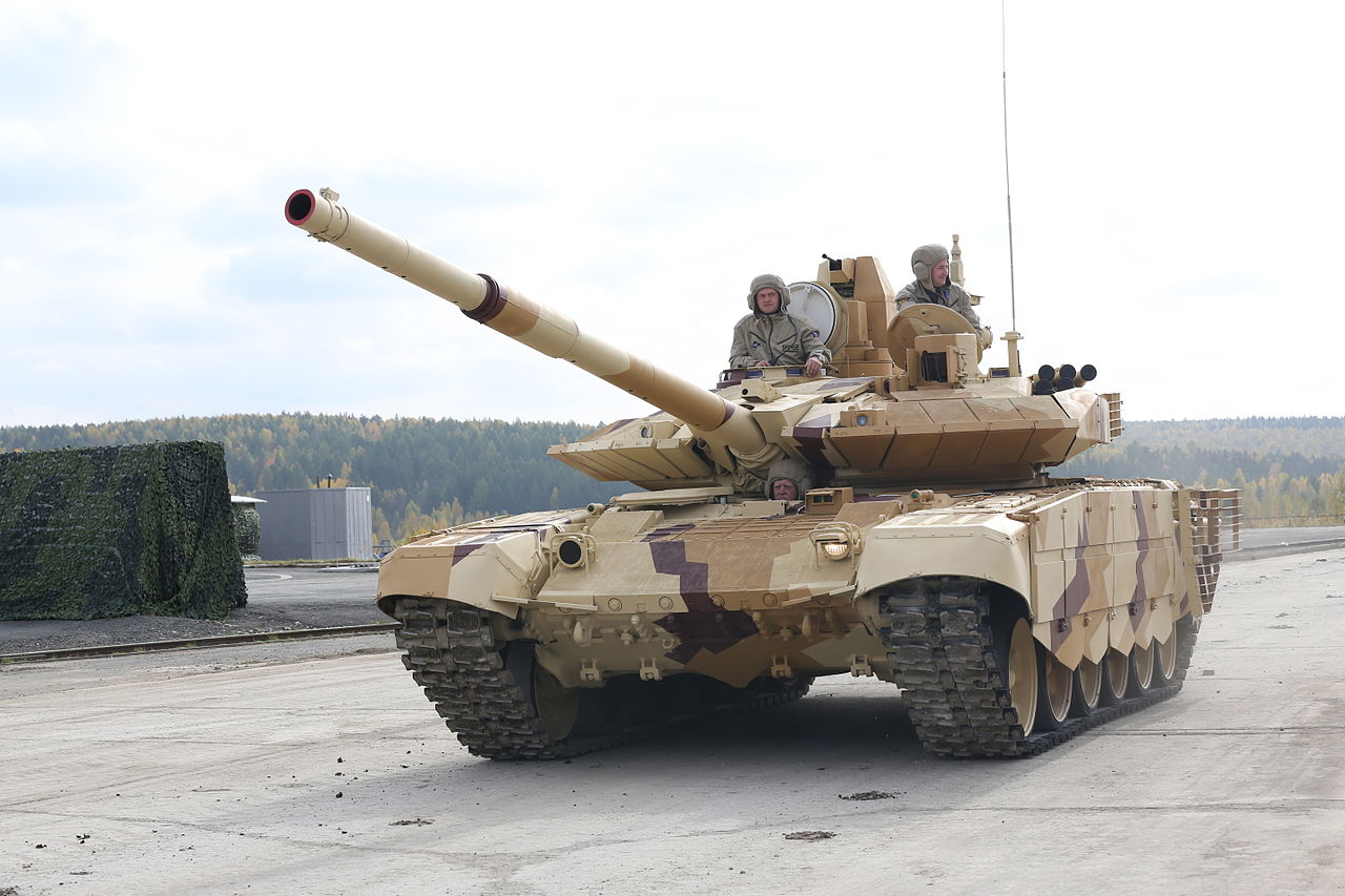 T-90MS MBT Desert Camouflage 2014 1/72 Scale By Modelcollect
