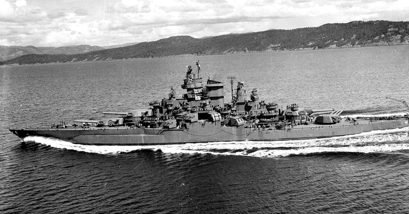 USS Tennessee BB-43 1943