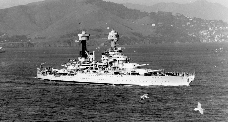 USS West Virginia BB-48 1934