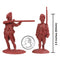 American War Of Independence British Grenadiers 1/30 Scale Model Plastic Figures By LOD Enterprises Size Comparison